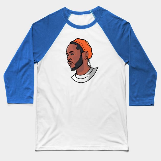 Kendrick Lamar Baseball T-Shirt by onategraphics